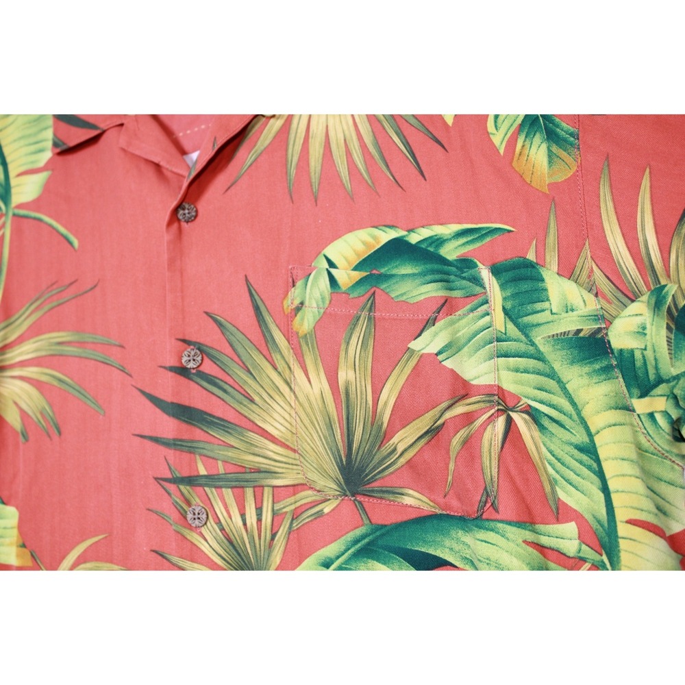 Tommy Bahama Silk Shirt Size Large - Picture 8 of 11